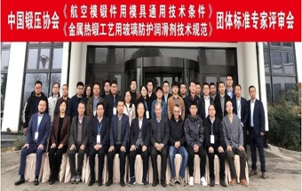 中国锻压协会《航空模锻件用模具通用技术条件》《金属热锻工艺用玻璃防护润滑剂 技术规范》团体标准评审会顺利召开